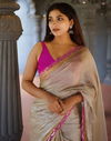 Pop Emb By Aab Golden Soft Tissue Fancy Saree Suppliers In India